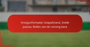 Shotgunformatie: Snapafstand, Snelle passes, Rollen van de running back